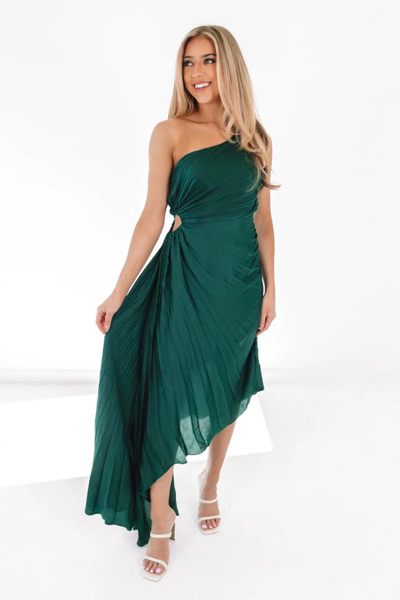 Dream Destination Dress - Dark Green | The Impeccable Pig
