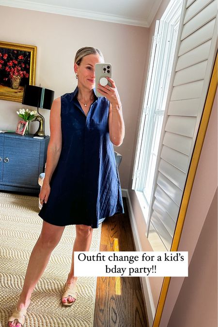 The easiest everyday summer dress. It’s perfect for the 4th of July, and also makes a great travel outfit because it has a super breathable material (with a touch of spandex). I wear a size XS and use code YOUROCK when I shop to get 20% off. 

#LTKSummerSales #LTKSeasonal #LTKStyleTip