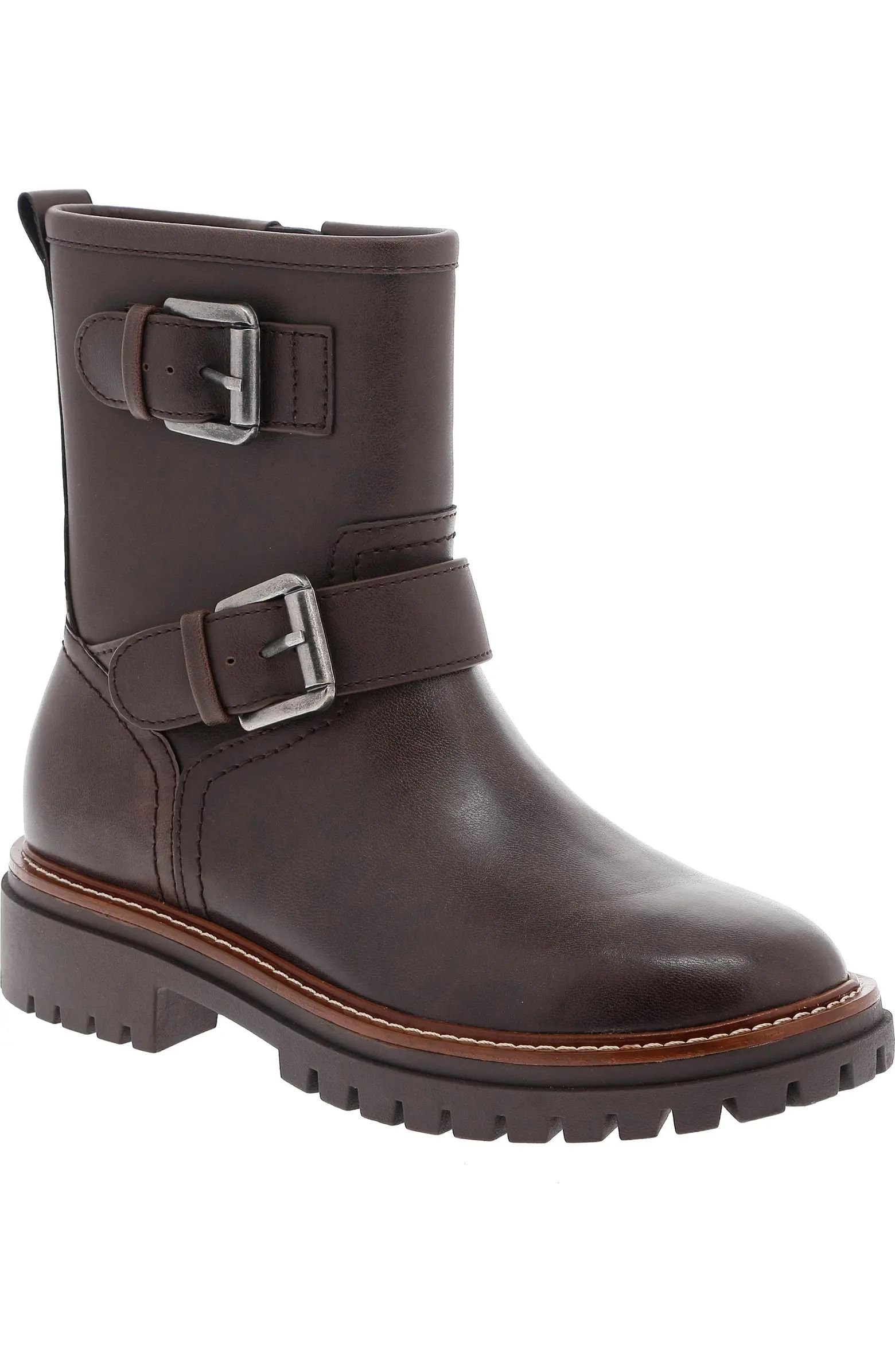 MIA Florence Water-Resistant Leather Boot (Women) | Nordstrom | Nordstrom