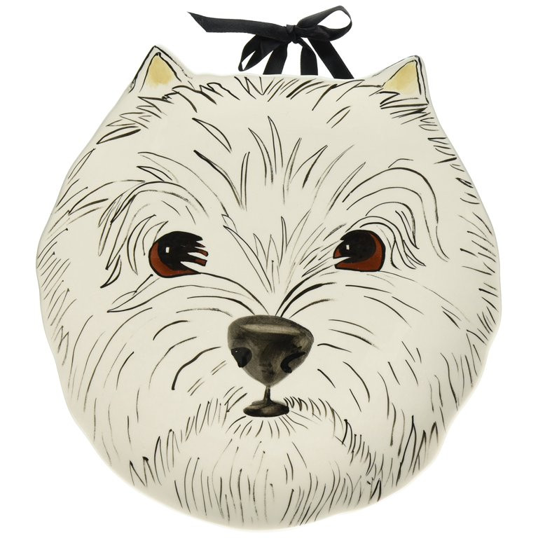 Pavilion- 10" Ceramic West Highland Dog Dinner Plate | Walmart (US)