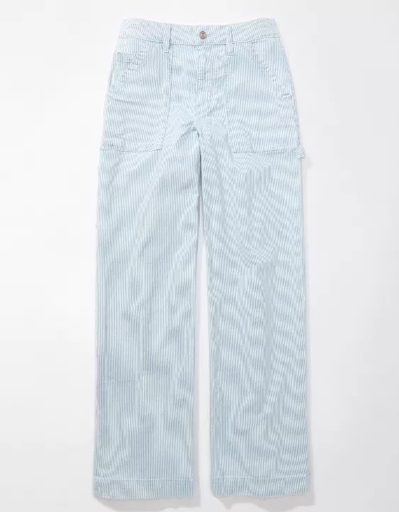 AE Stretch Super High-Waisted Baggy Wide-Leg Jean | American Eagle Outfitters (US & CA)