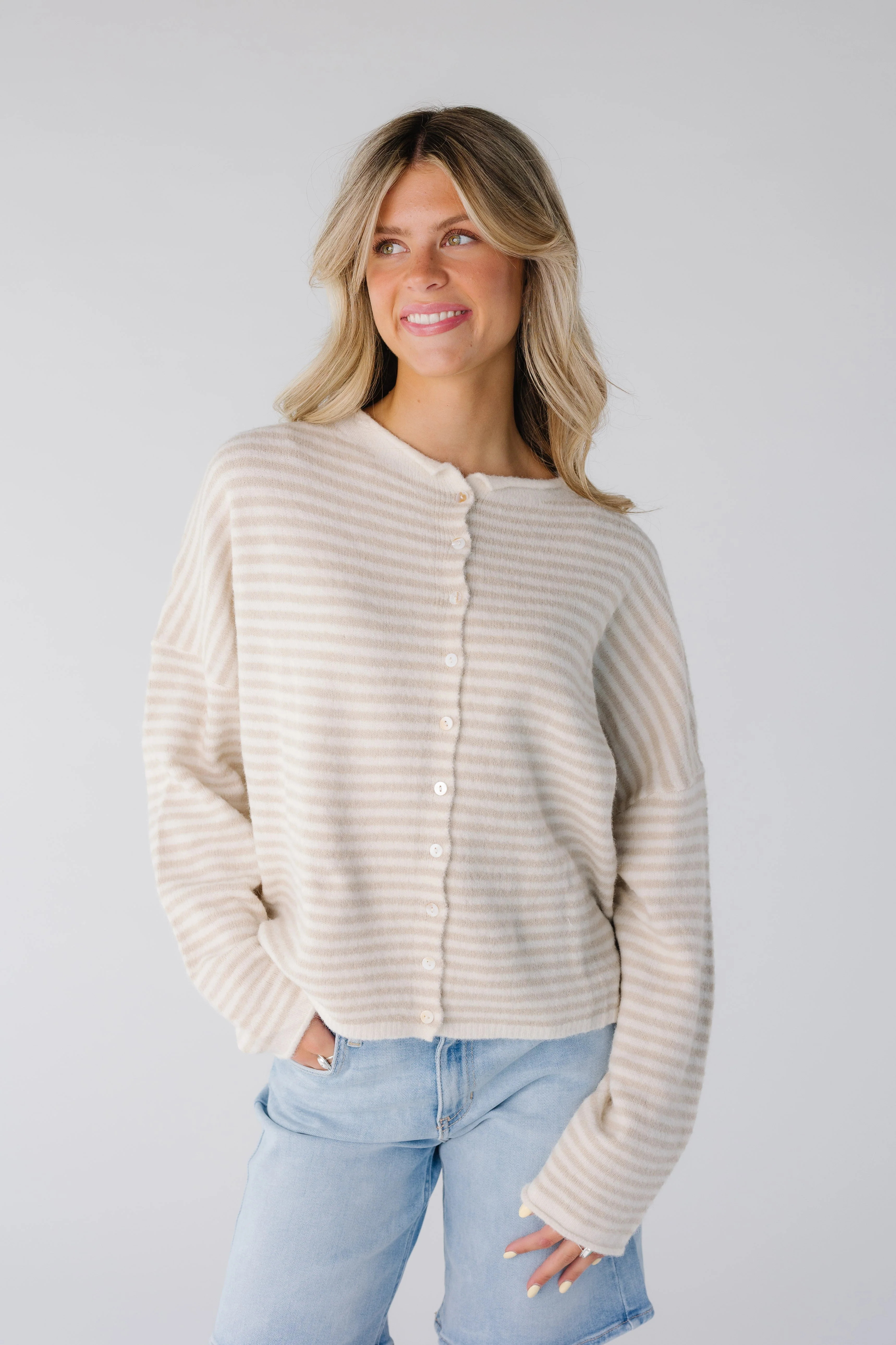 Aria New Stripe Cardigan | Called To Surf