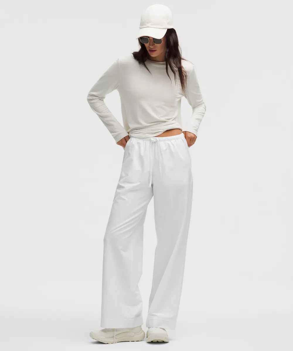 LuluLinen Mid-Rise Wide-Leg Pant | lululemon (AU)