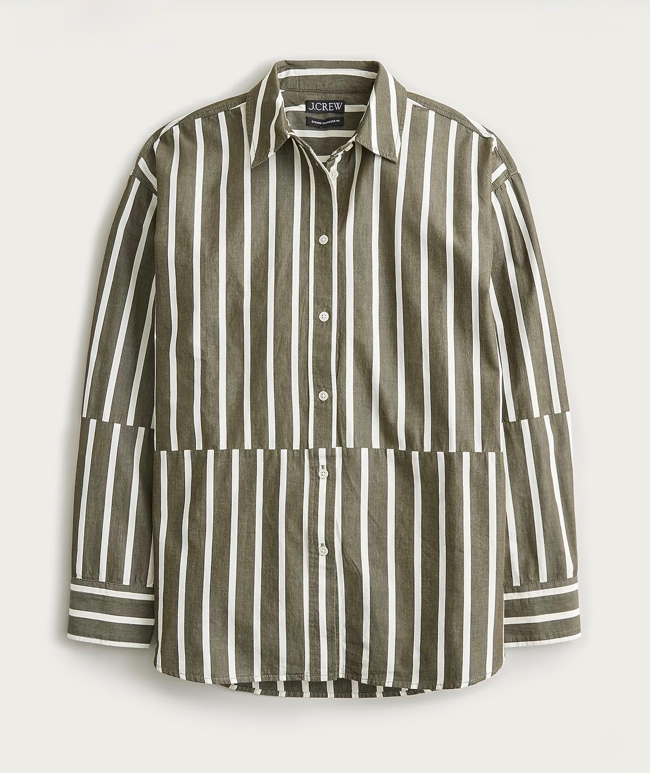 Étienne oversized shirt in offset-stripe cotton poplin
Perfect spring look or beach getaway

Ultra-relaxed and effortless, it has a menswear-inspired feel and a high-low shirttail hem for a hint of drama, with offset stripes that add extra visual interest. This version is crafted in our crisp cotton poplin fabric for a neat, just-pressed look

#LTKWorkwear #LTKootd #LTKTravel
