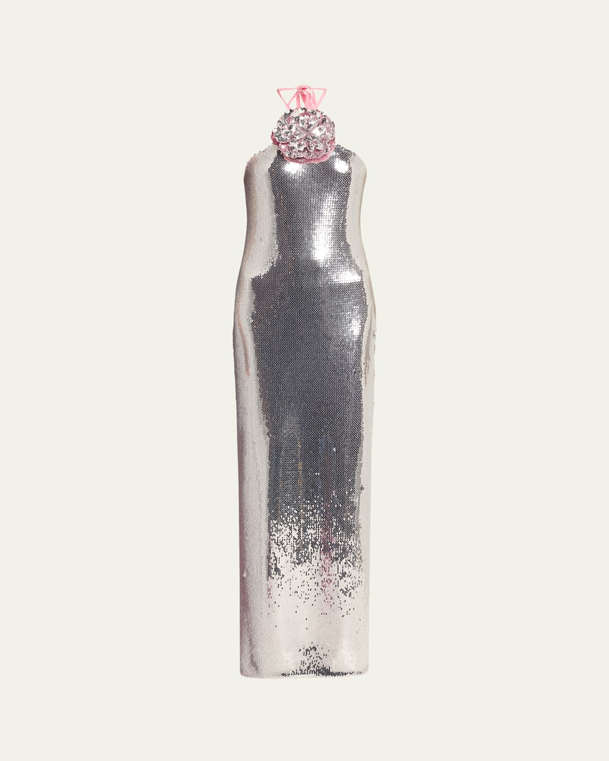 Sequined Halter Gown | Bergdorf Goodman