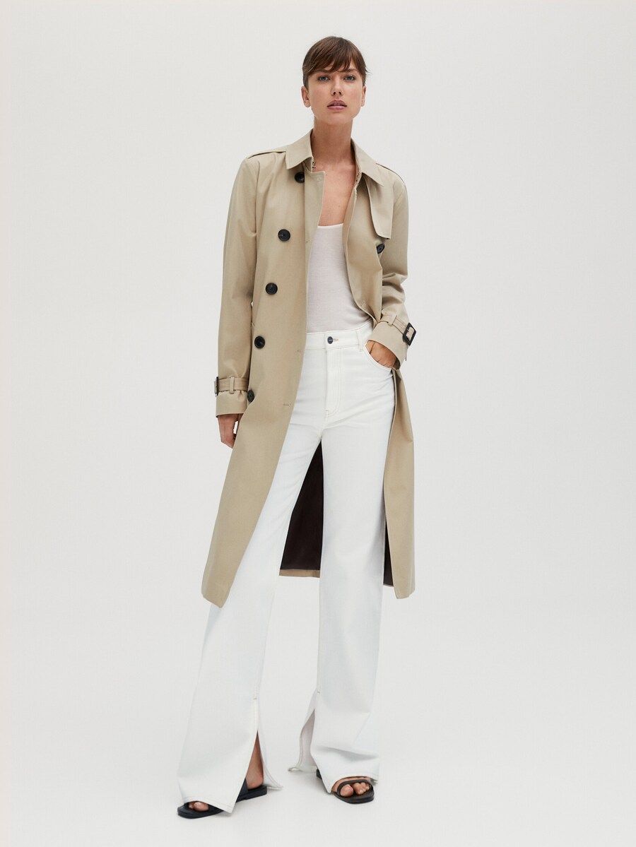 Trench coat with belt | Massimo Dutti (US)