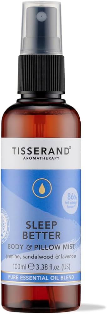 Tisserand - Sleep Better Body & Pillow Mist - 100% Natural Essential Oils for Deep Sleep & Relaxa... | Amazon (UK)