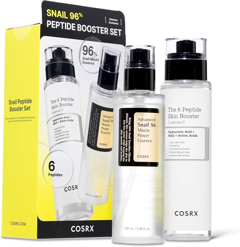 COSRX Snail Mucin 96% Peptide Booster Set - Amazon Exclusive - Korean Skin Care, Gift Sets, Skin ... | Amazon (US)