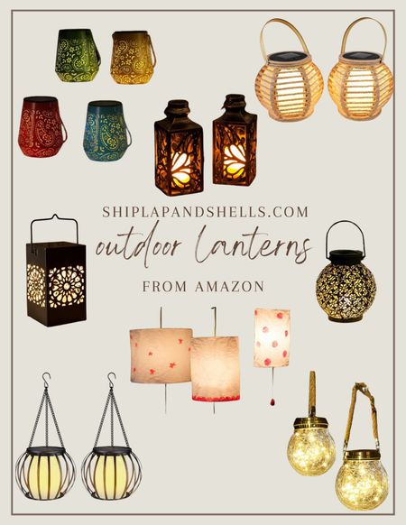 Outdoor lanterns from Amazon for your patio or garden!

#LTKfindsunder100 #LTKSeasonal #LTKstyletip