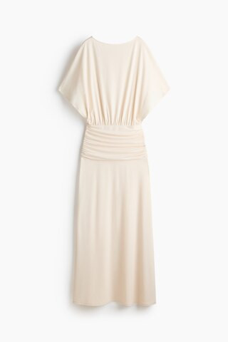 H & M - Draped Maxi Dress - Beige | H&M (US + CA)