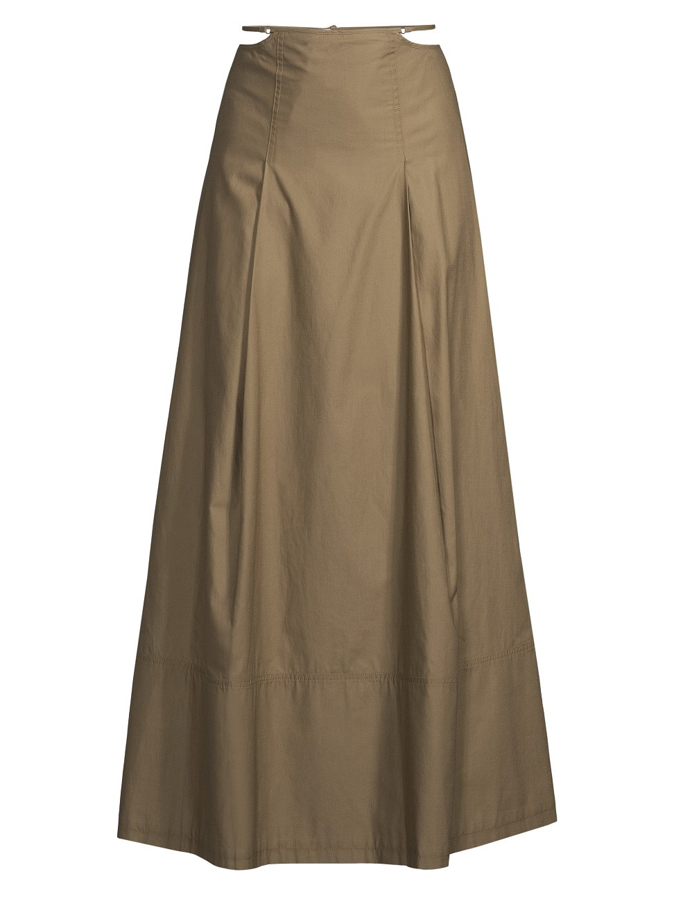 Women's Addison Cut-Out Maxi Skirt - Khaki - Size 6 - Khaki - Size 6 | Saks Fifth Avenue