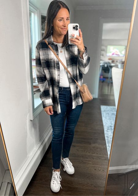 Wearing a small in this plaid top (last year’s version) but this year’s is very similar. Linking others as well. Size 4 short in pull on jeggings. 

#LTKstyletip #LTKunder50 #LTKSeasonal