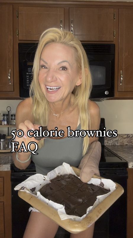 50 CALORIE FUDGE BROWNIES

2 cups baked sweet potato 
4 eggs
1 teaspoon vanilla extract 
1 cup unsweetened cocoa powder
2 tablespoons instant  espresso 
1 cup granulated monk fruit 

Bake sweet potatoes in their jackets well ahead of time. Let them cool and skin will come off easily. Measure 2 cups of sweet potato (and enjoy any leftovers as a yummy side dish!)

Put sweet potato, eggs and vanilla in blender and blend until smooth. Pour into bowl and stir in remaining ingredients until thoroughly combined. 

Scrape into and 8x8 inch pan- can be lightly greased or lined with parchment and bake at 350 for 35 minutes or until set in the middle. They will firm up as they cook but will remain very moist and fudgey.  

Let cool and cut into 16 pieces, Store leftovers in the fridge. I think the taste and texture improve after spending time in the fridge. 

Each brownie has around 50 calories (and is packed with nutrients from the sweet potato and eggs!)

xoxo
Elizabeth


 




- [ ] 


#LTKHome #LTKVideo #LTKOver40