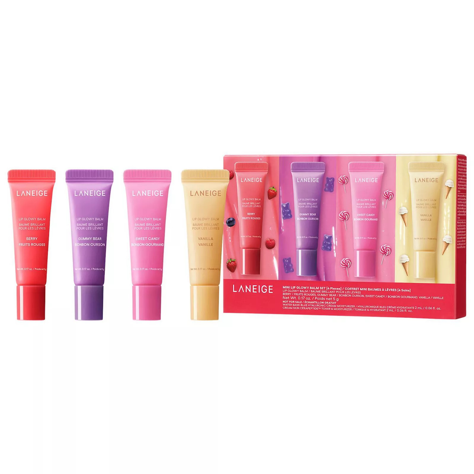 LANEIGE Mini Lip Glowy Balm Set, Size: 10 FL Oz, None | Kohl's