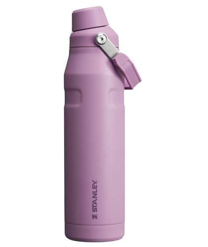 Stanley IceFlow Fast Flow Water Bottle 36 oz | Angled Spout Lid | Lightweight and Leakproof for Travel and Sports | Insulated Stainless Steel | BPA-Free | Lilac | Amazon (US)