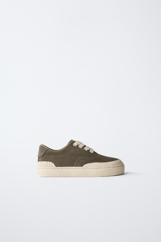 ZARA TIMELESS - LEATHER SNEAKERS | Zara US