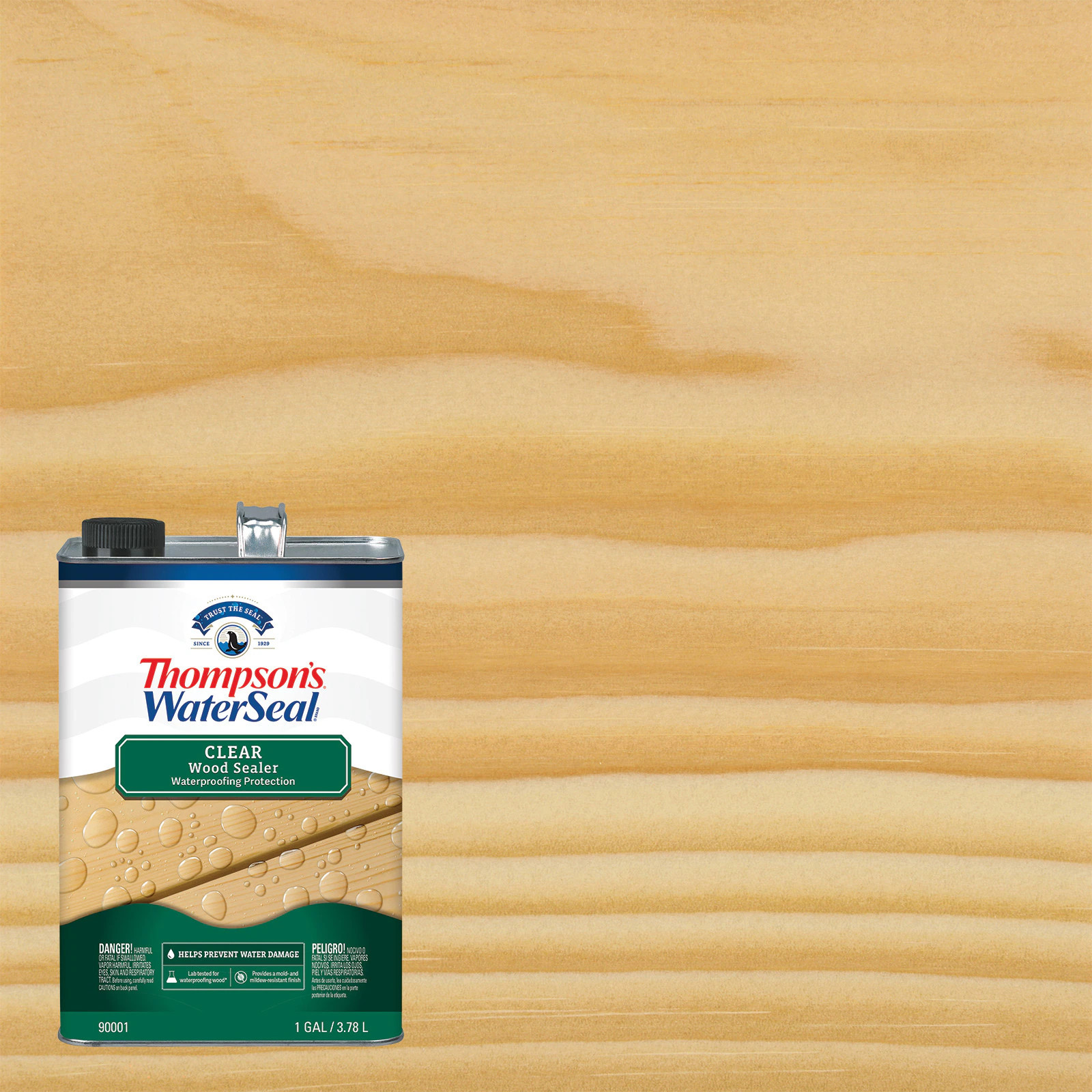 Thompson's WaterSeal Signature Series Clear Clear Exterior Wood Stain and Sealer in One ( 1-gallon ) | TH.090001-16 | Lowe's