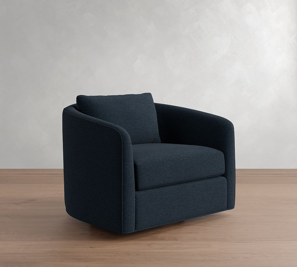 Remmy Swivel Chair | Pottery Barn (US)