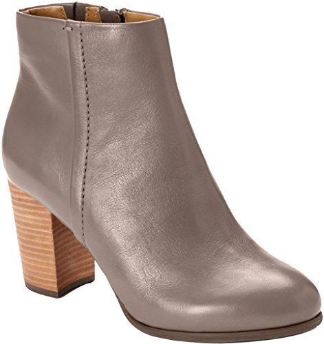 Vionic Perk Kennedy - Womens Heeled Boot Oyster - 6 Medium | Amazon (US)