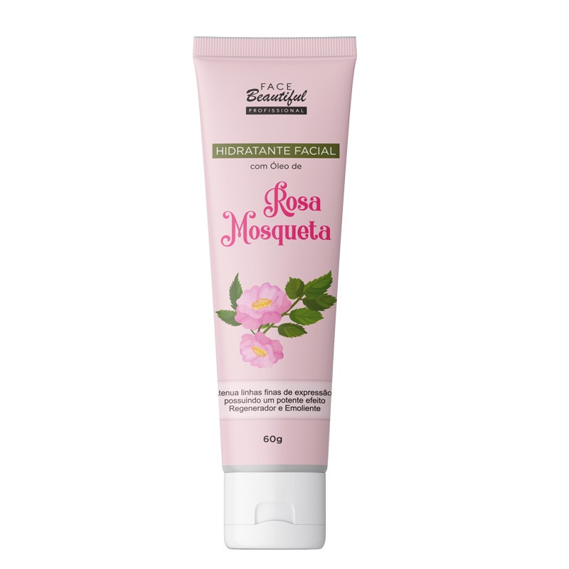 Hidratante Facial Com Óleo De Rosa Mosqueta Face Beautiful 60g | Shopee (BR)