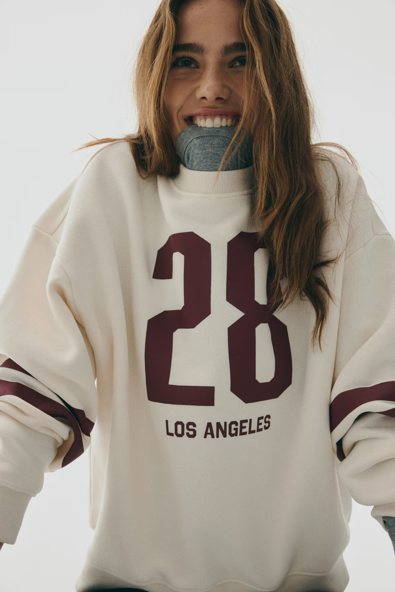 Motif-detail sweatshirt | H&M (UK, MY, IN, SG, PH, TW, HK)