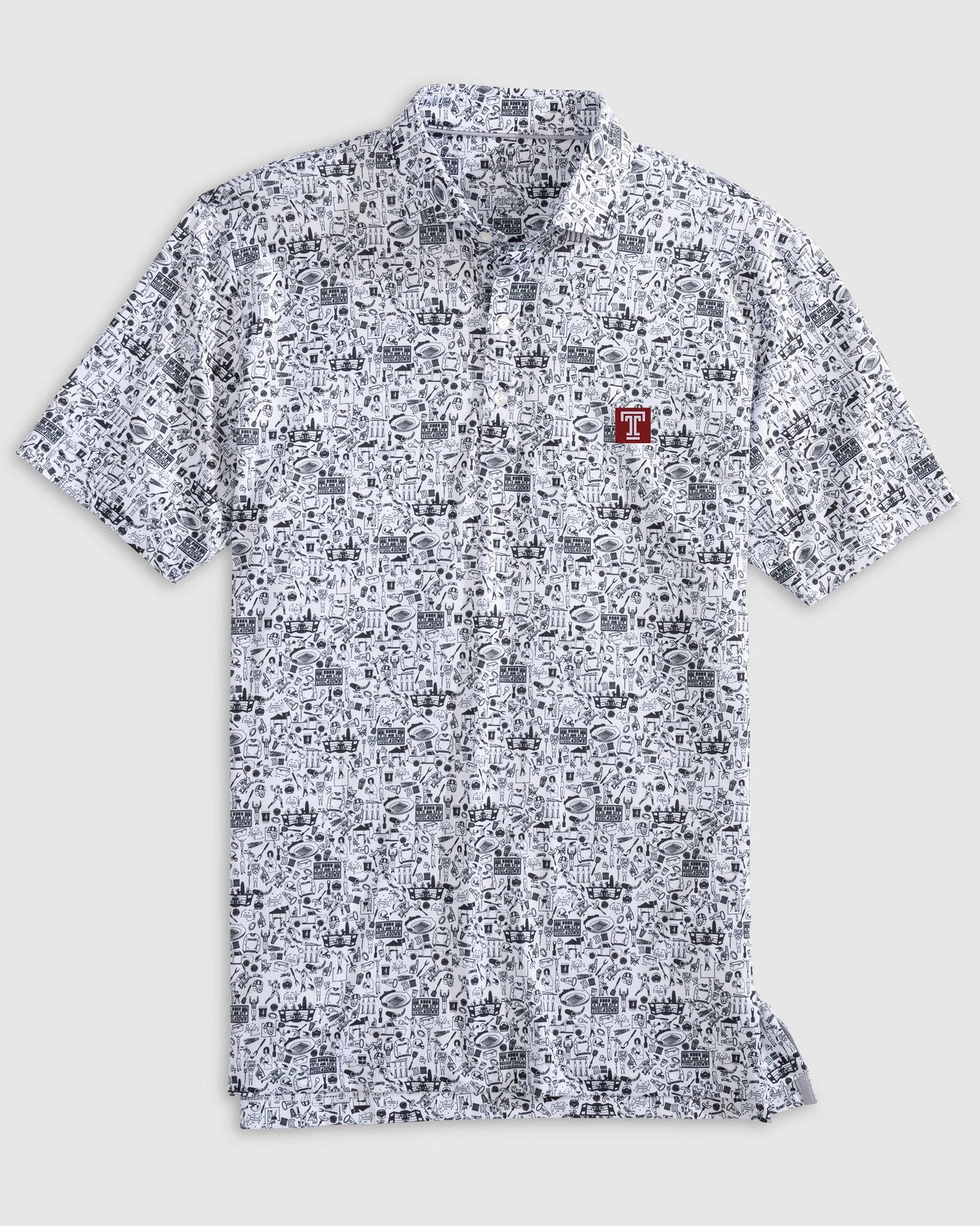 Temple Tailgater 2.0 Jersey Performance Polo | johnnie O