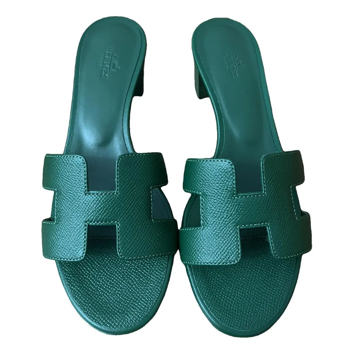 Oasis leather sandal | Vestiaire Collective (Global)