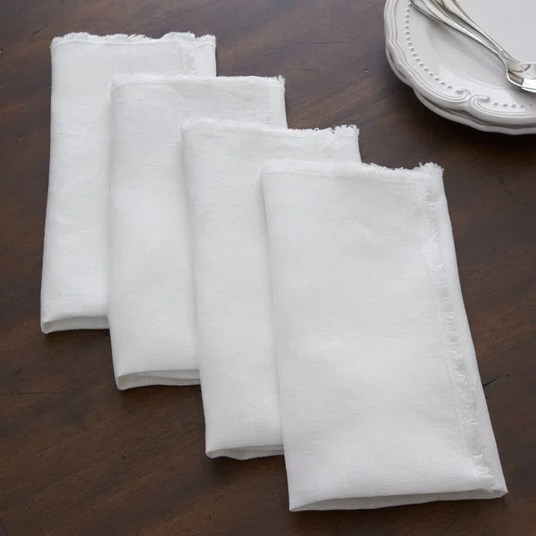 Jartavius Linen Square Napkin (Set of 4) | Wayfair North America