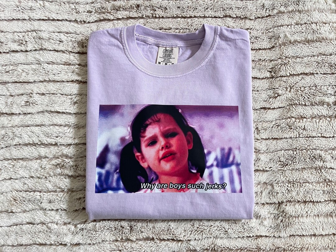Why Are Boys Such Jerks Shirt, Womens Boxy Tee, Darla Little Rascals T-Shirt, Anti Valentine's Da... | Etsy (US)
