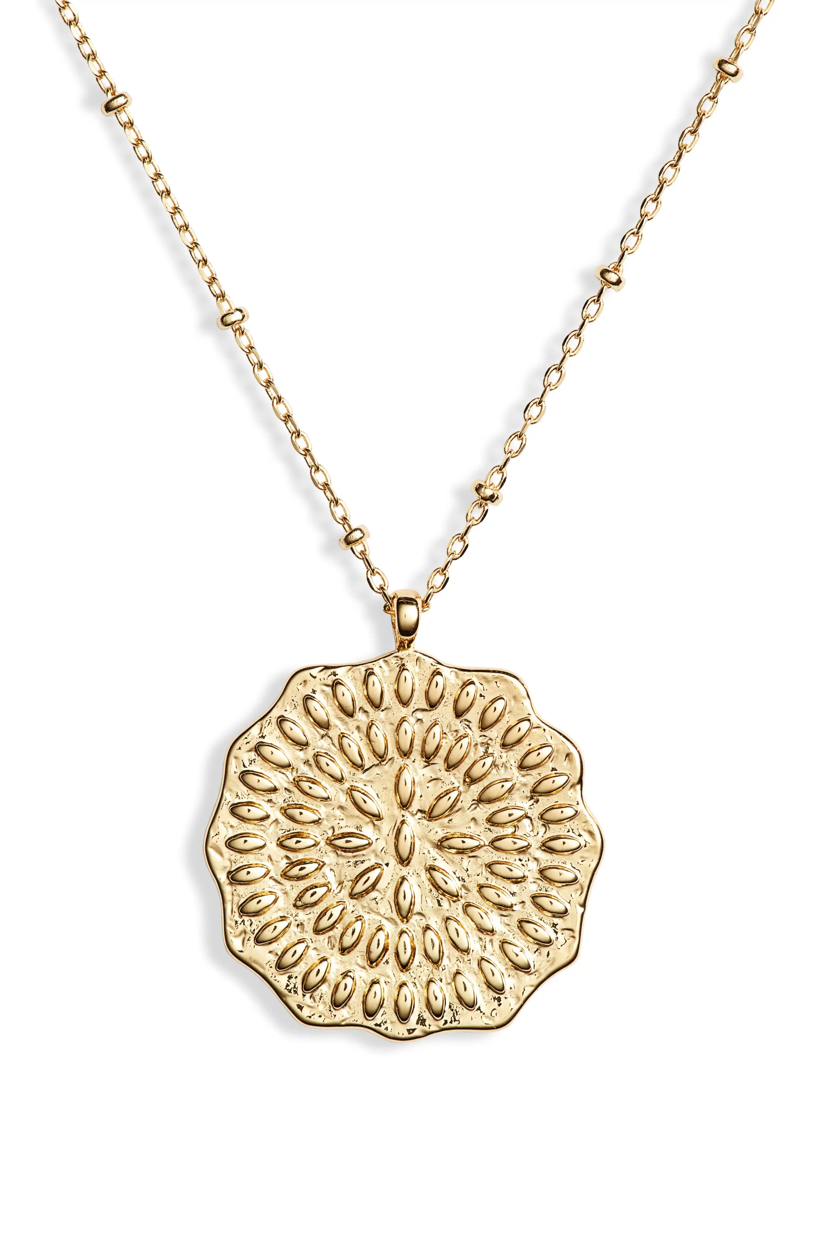 gorjana Mosaic Coin Pendant Necklace | Nordstrom | Nordstrom