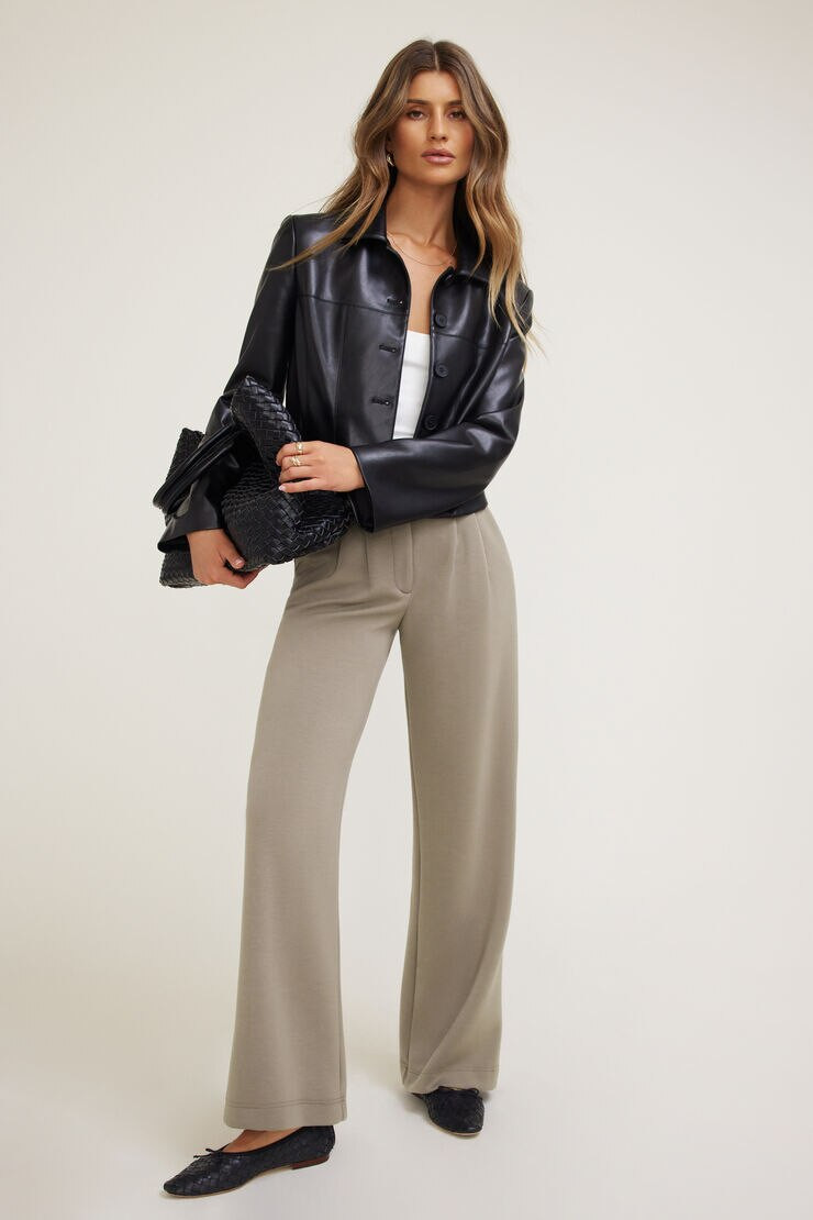 Alex Anywear Scuba Wide Leg Pants | Dynamite Clothing