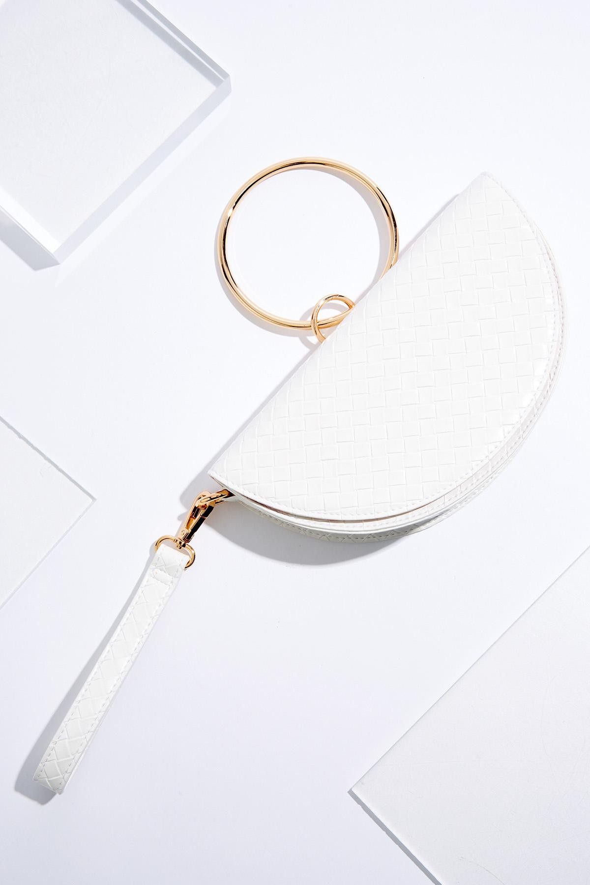 Woven Half Moon Wristlet | Cato Fashions
