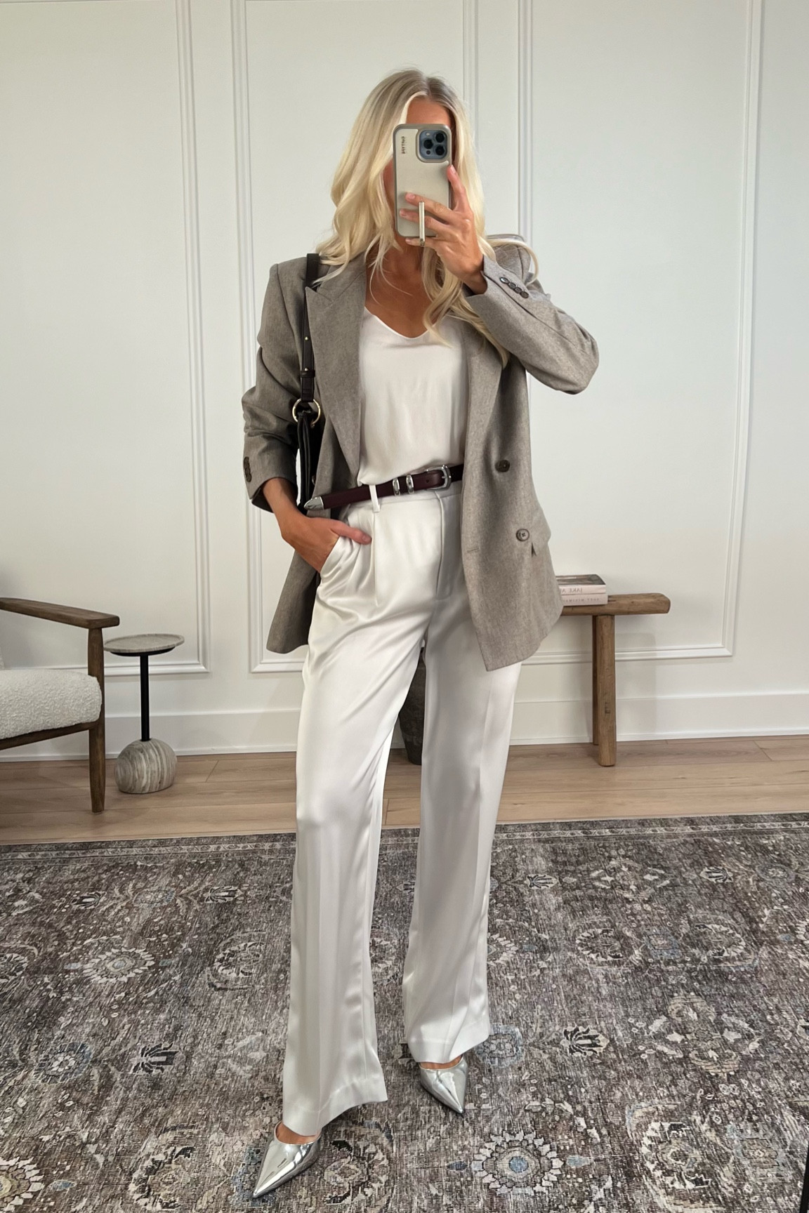 Thanksgiving Outfit! Wearing a small in tank (color: light birch), 6 in pants (color: light birch) Linking similar in all! 

#KathleenPost #ThanksgivingOutfit #HolidayOutfit 

#LTKSeasonal #LTKStyleTip #LTKHoliday