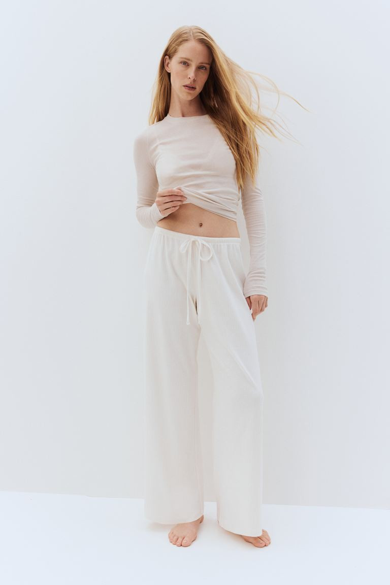 Wide-leg Jersey Pants | H&M (US + CA)