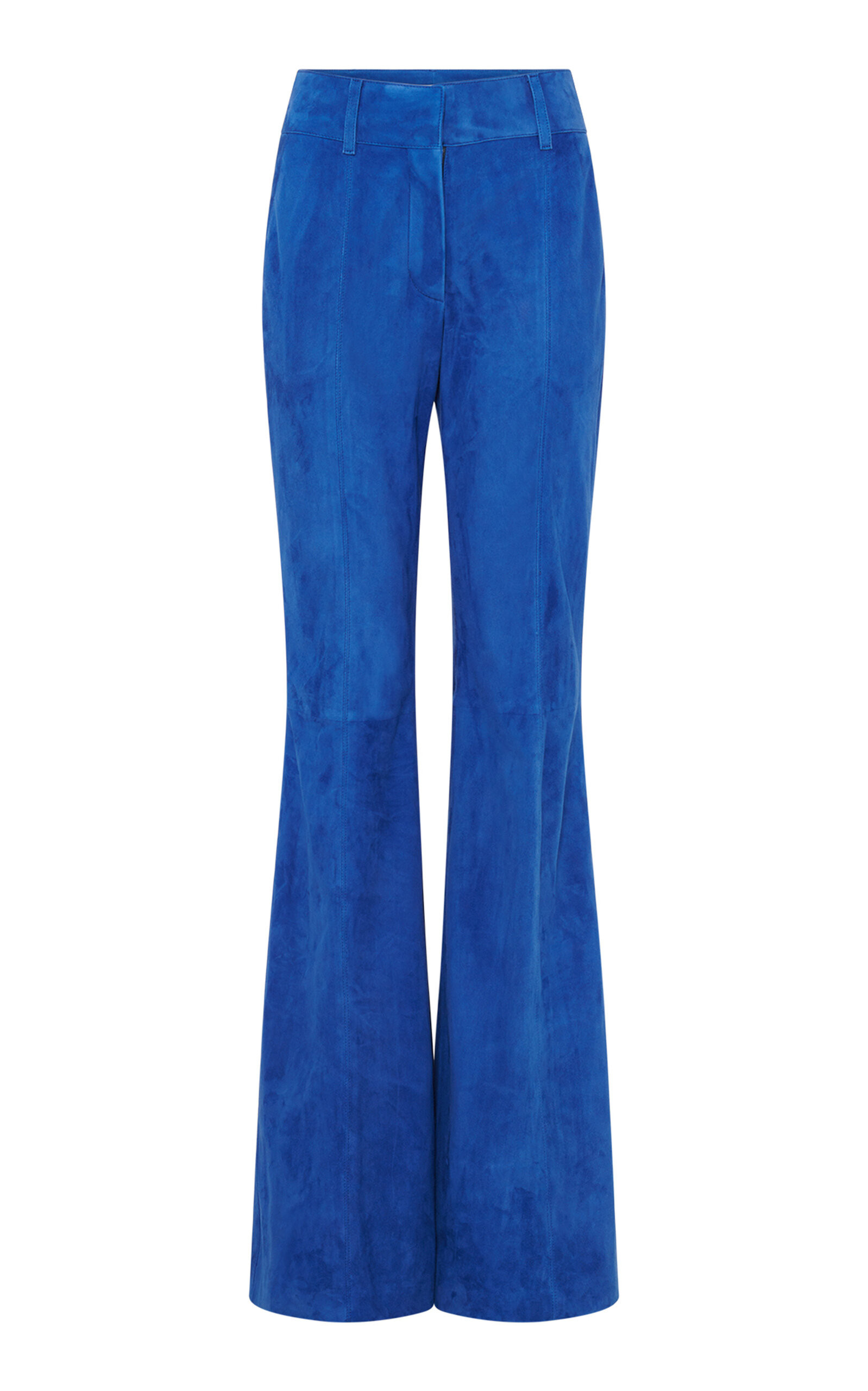 Gabriela Hearst - Rhein Flared Suede Pants - Blue - IT 38 - Moda Operandi | Moda Operandi (Global)