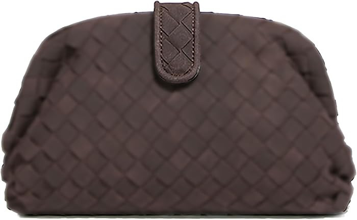 Molodo Woven Bags for Women Shoulder Bag PU Leather Handwoven Crossbody Bag Satchel Woven Purses | Amazon (US)