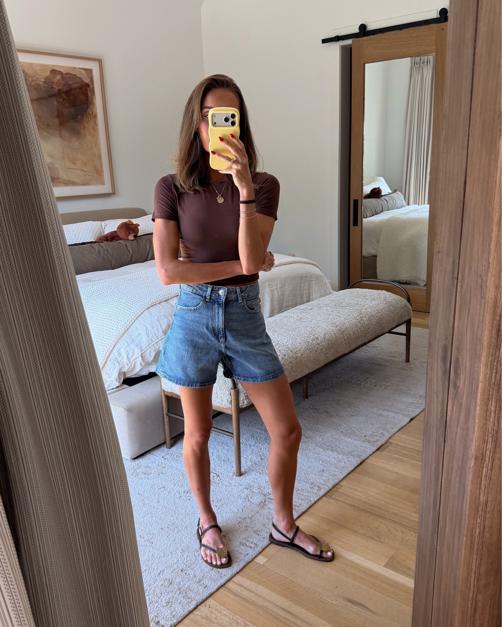 Most incredible denim shorts from Zara 🙌🏼

#LTKootd