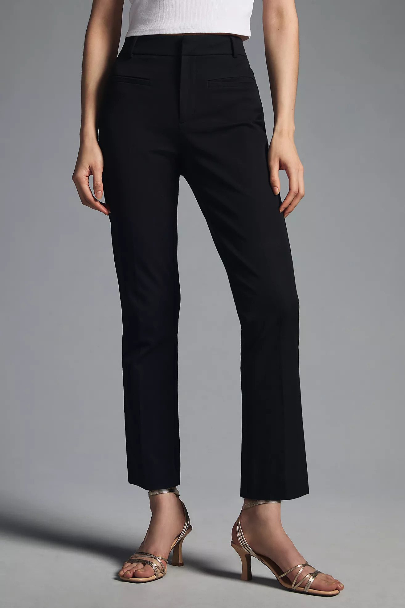 Maeve The Essential Slim Kick Flare Pants | Anthropologie (US)