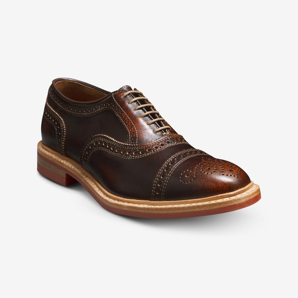 Strandmok Cap-toe Oxford with Dainite Rubber Sole | Allen Edmonds