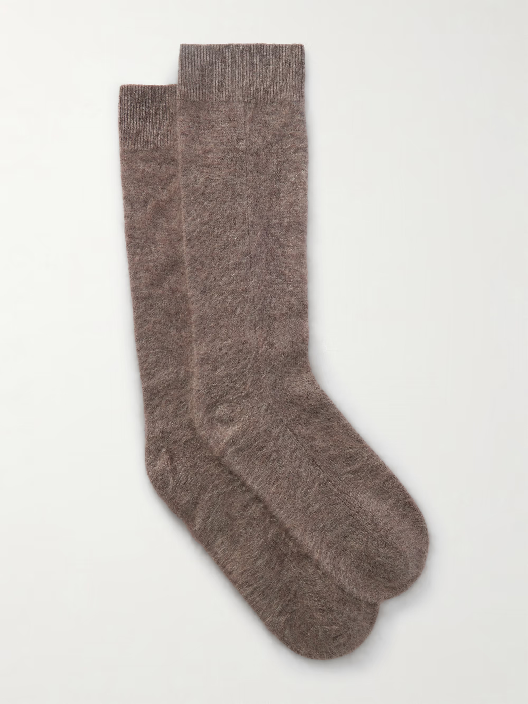 Brushed-cashmere socks | NET-A-PORTER (US)