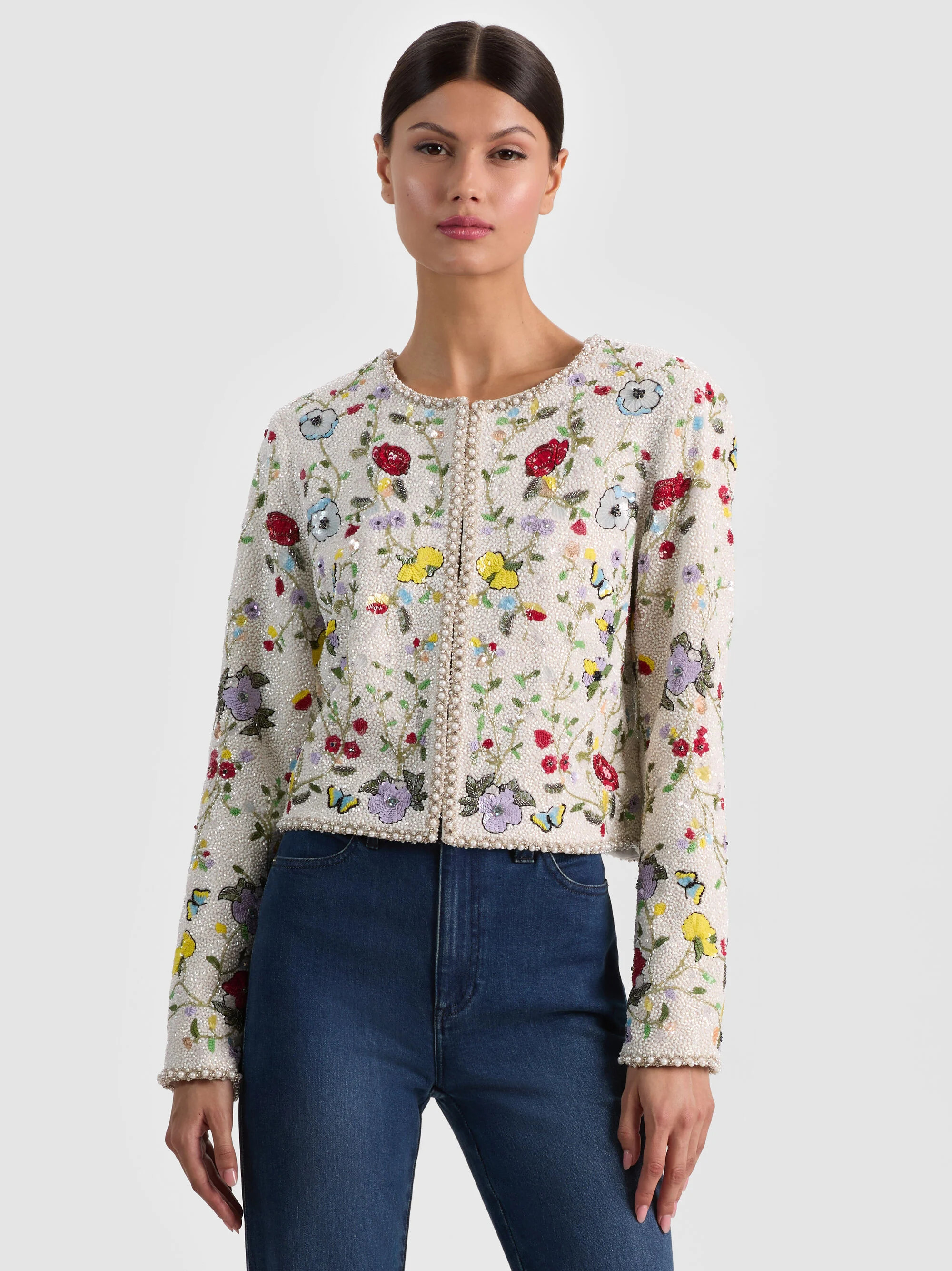 KIDMAN EMBELLISHED JACKET | Alice + Olivia