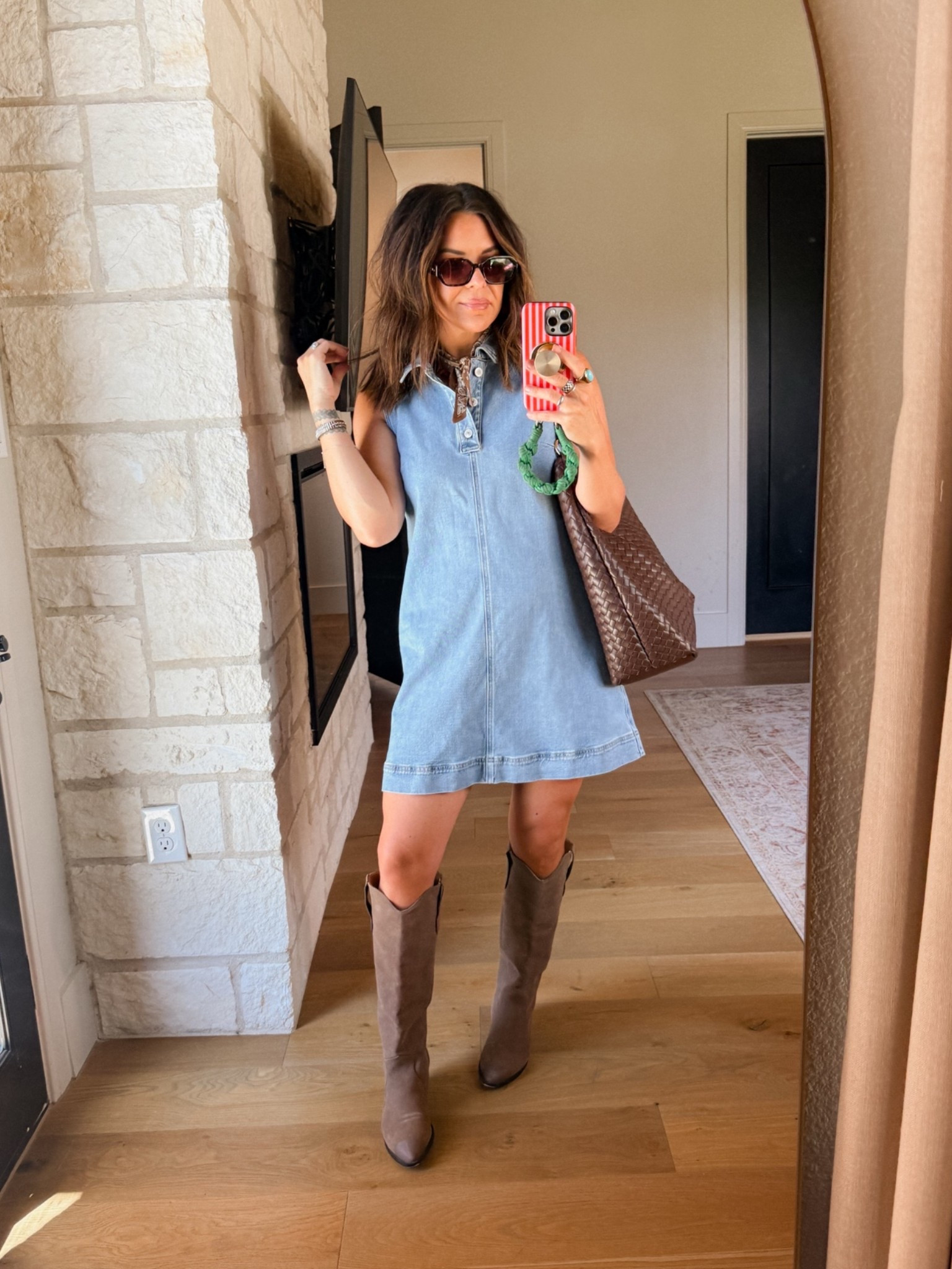 Dress: large
Boots: true to size

#LTKootd #LTKSeasonal #LTKOver40