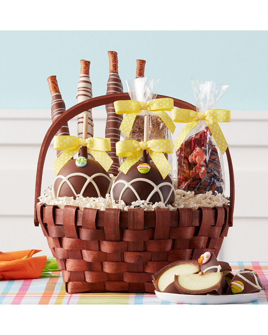 Mrs Prindables Classic Easter Caramel Apple Gift Basket | Gilt