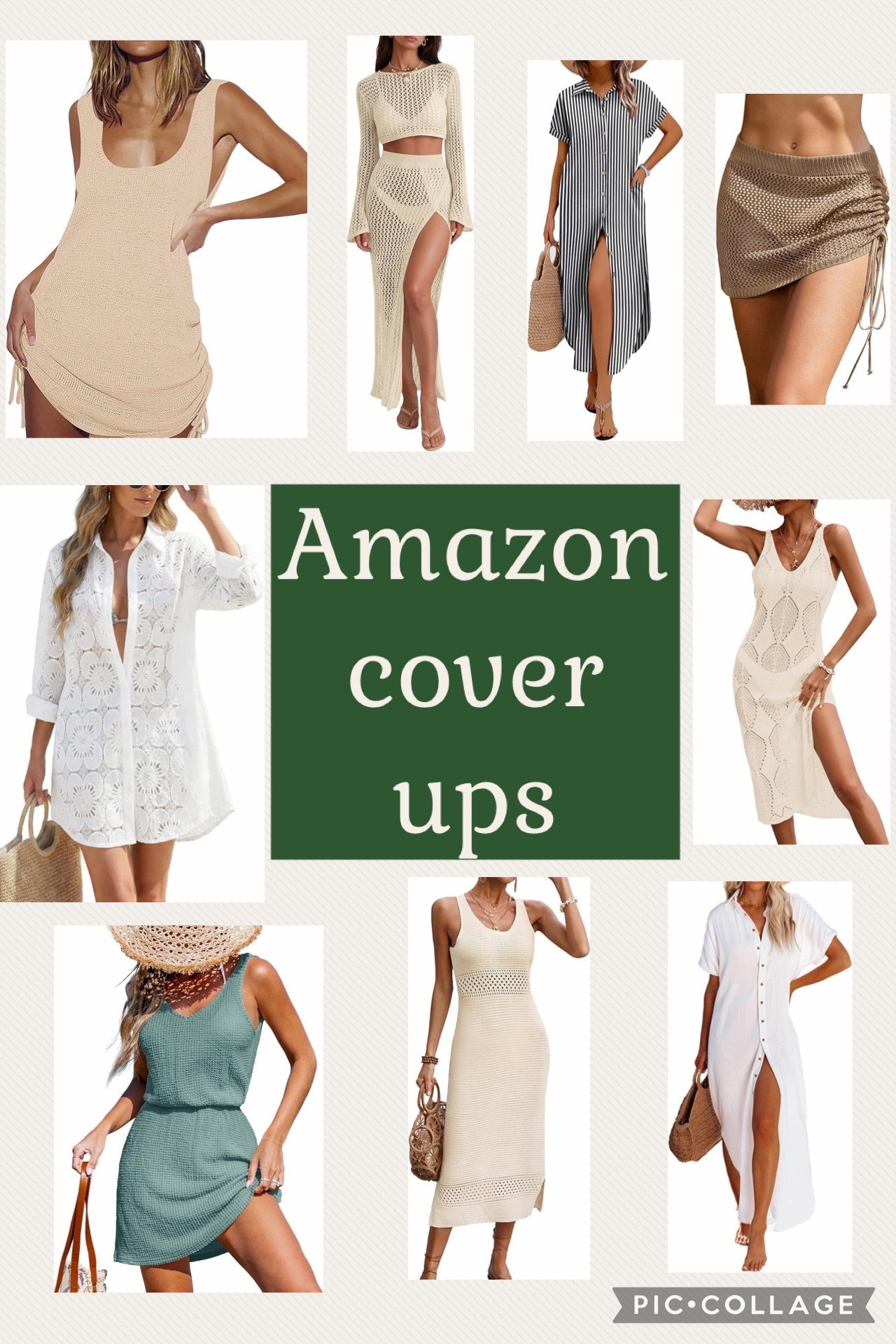 Amazon women’s swim coverups!

Summer swimming beach vacation two piece crochet skirt button up 

#LTKSaleAlert #LTKSeasonal #LTKSwim
