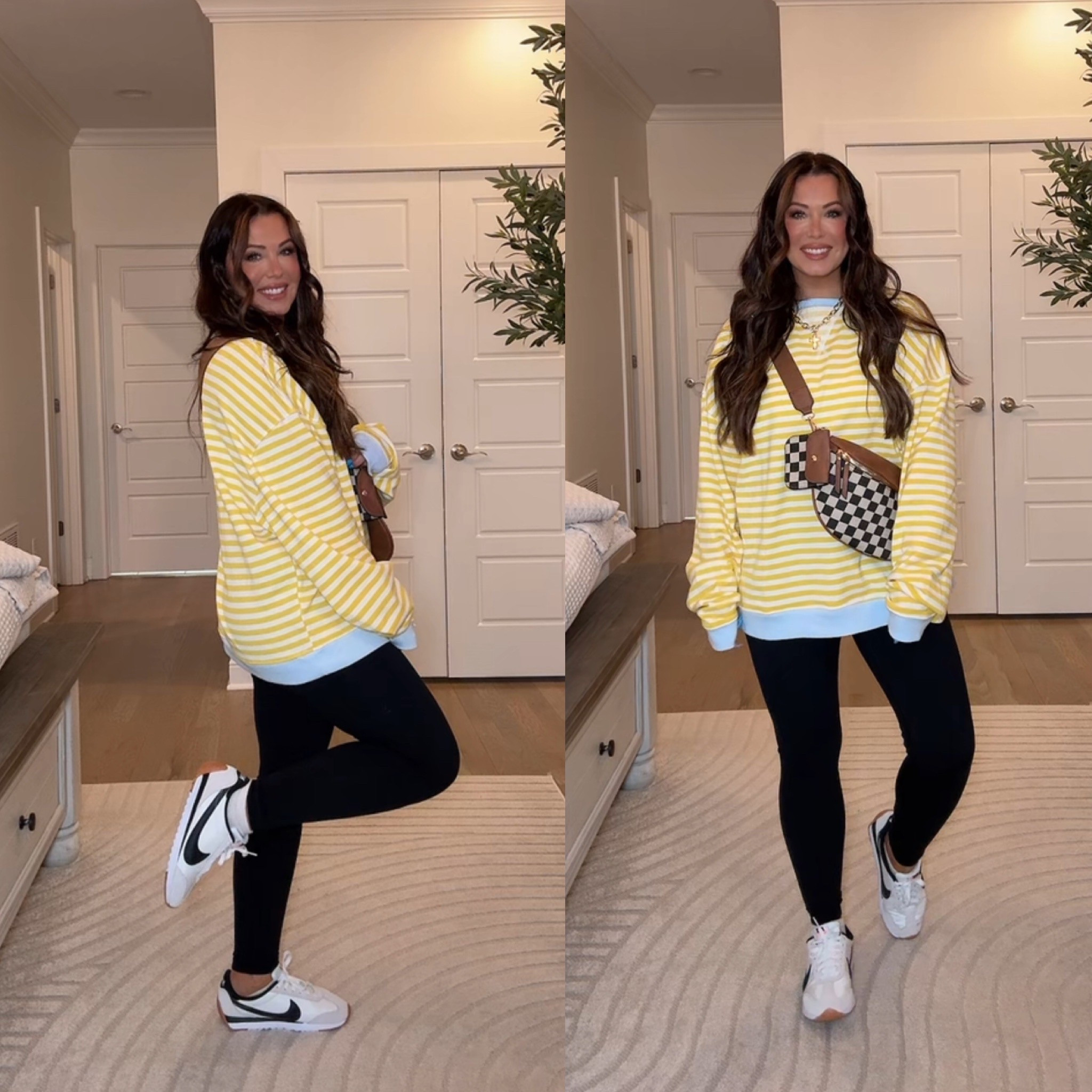 Field trip mom OOTD! Wearing size small and everything and tennis shoes are super comfortable and run true to size! 

My chunky cross necklace is 25% off right now

#LTKStyleTip #LTKWatchNow #LTKMidsize