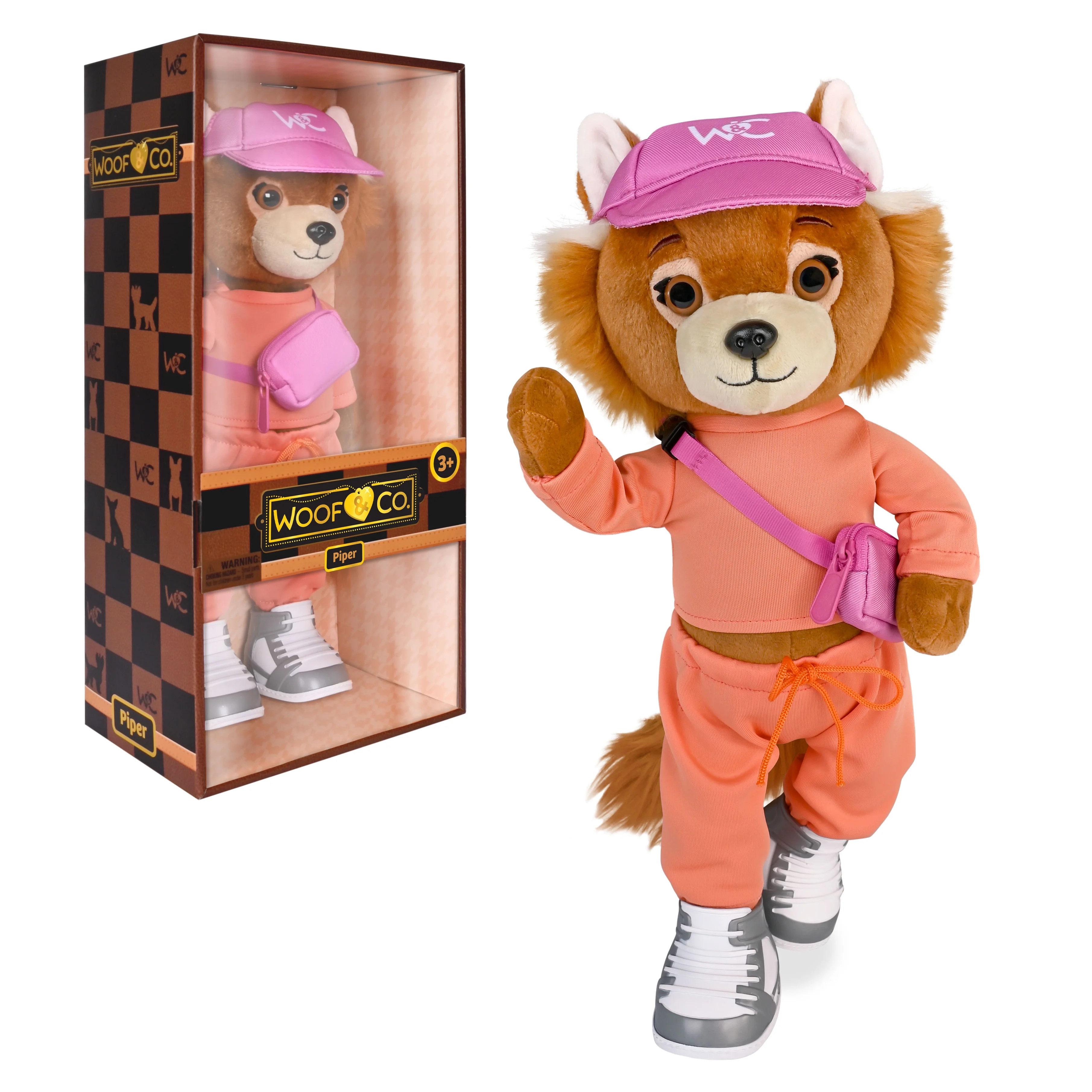 Woof & Co 15-inch Fashion Doll – Piper The Poseable Plush Chihuahua with Removable Outfit & Acc... | Walmart (US)