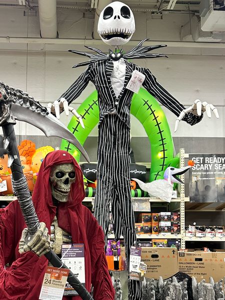 Grab this 13 feet Jack from HomeDepot now before he is sold out! 
Halloween decor 

#LTKSeasonal #LTKHoliday #LTKHalloween