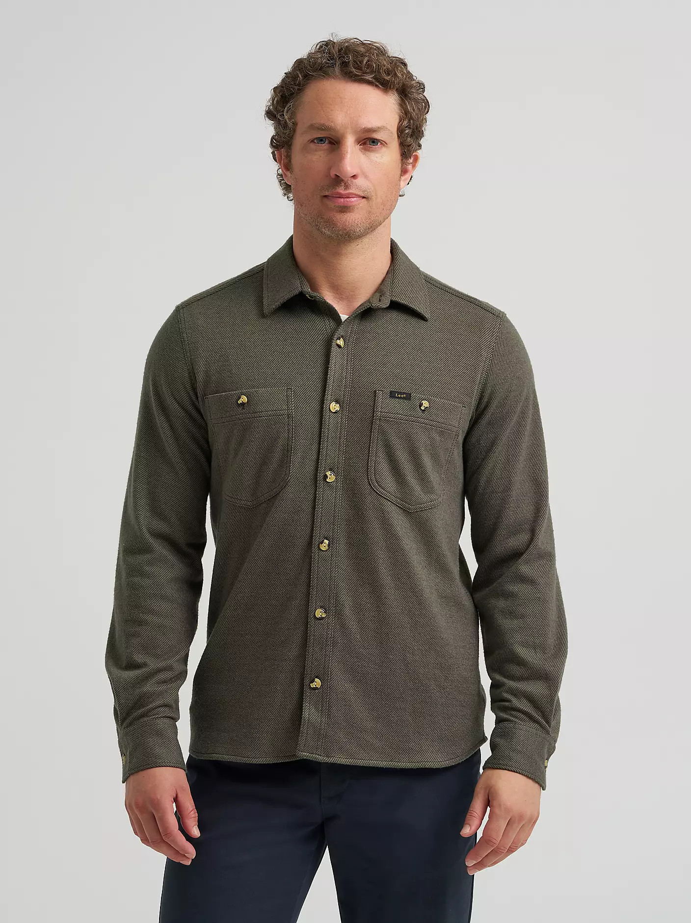 Men's Brushed Knit Shop Shirt | Lee Jeans