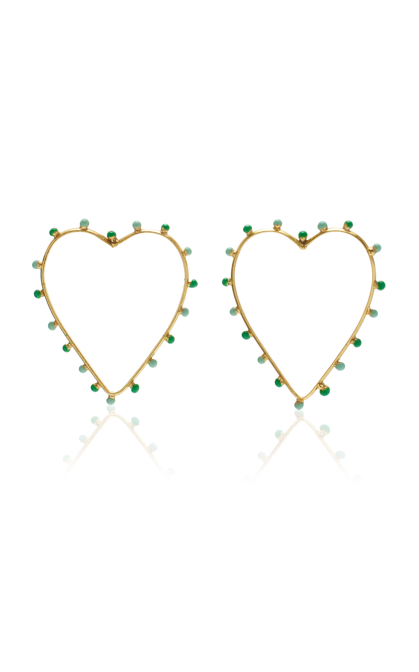 22K Gold-Plated Dots Earrings | Moda Operandi (Global)