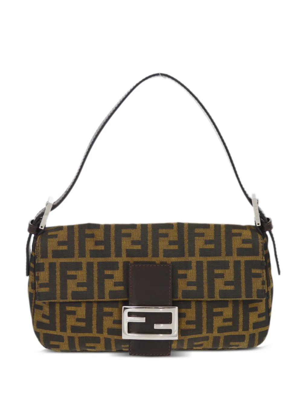 Fendi Pre-Owned 1990-2000s Zucca Baguette Handbag | Brown | FARFETCH AU | Farfetch Global